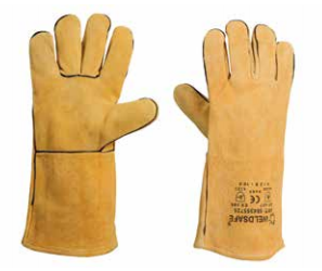 Weldsafe Lashandschoen Handschoen 726 Rundsplitleder