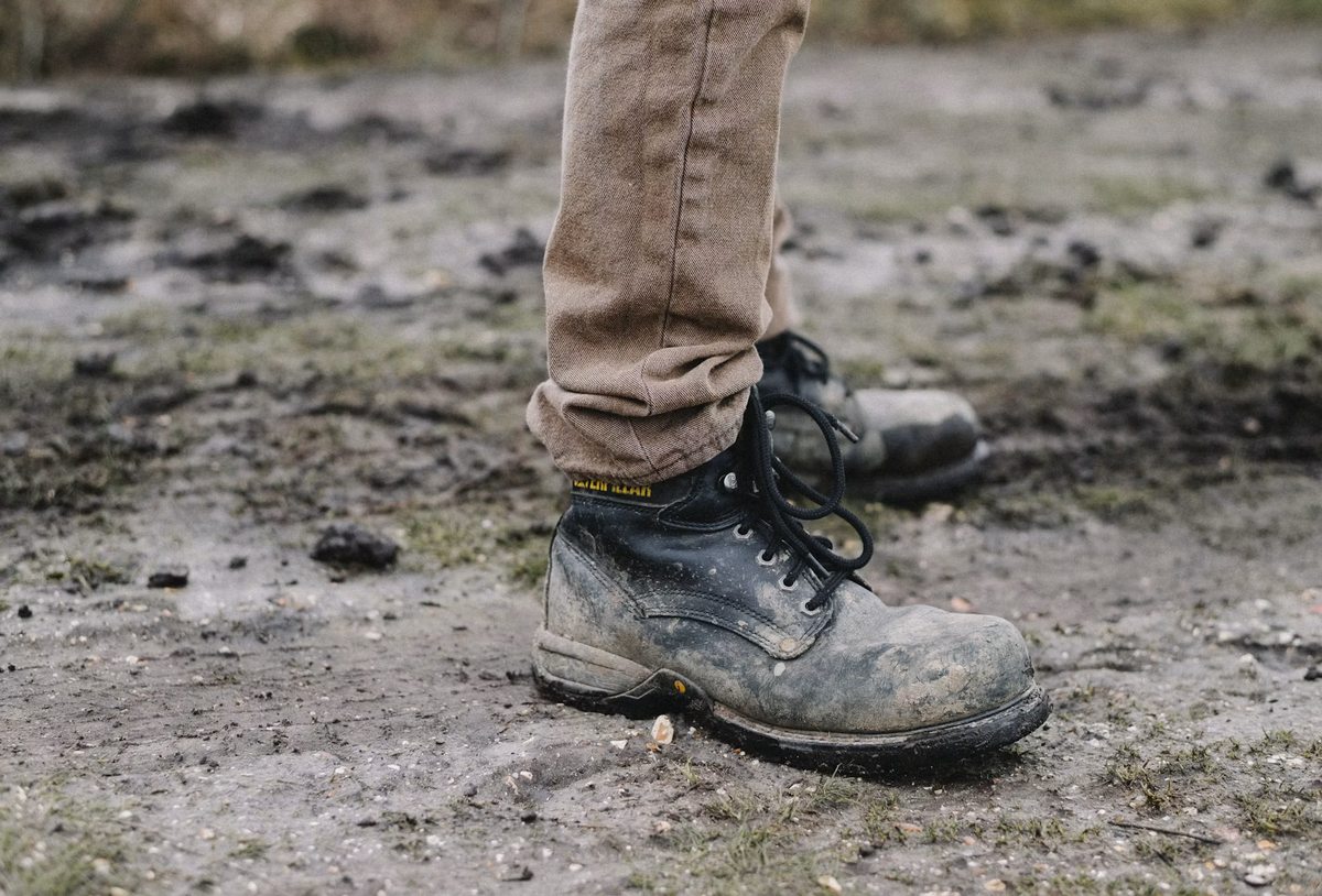 Werkschoenen met extra demping
