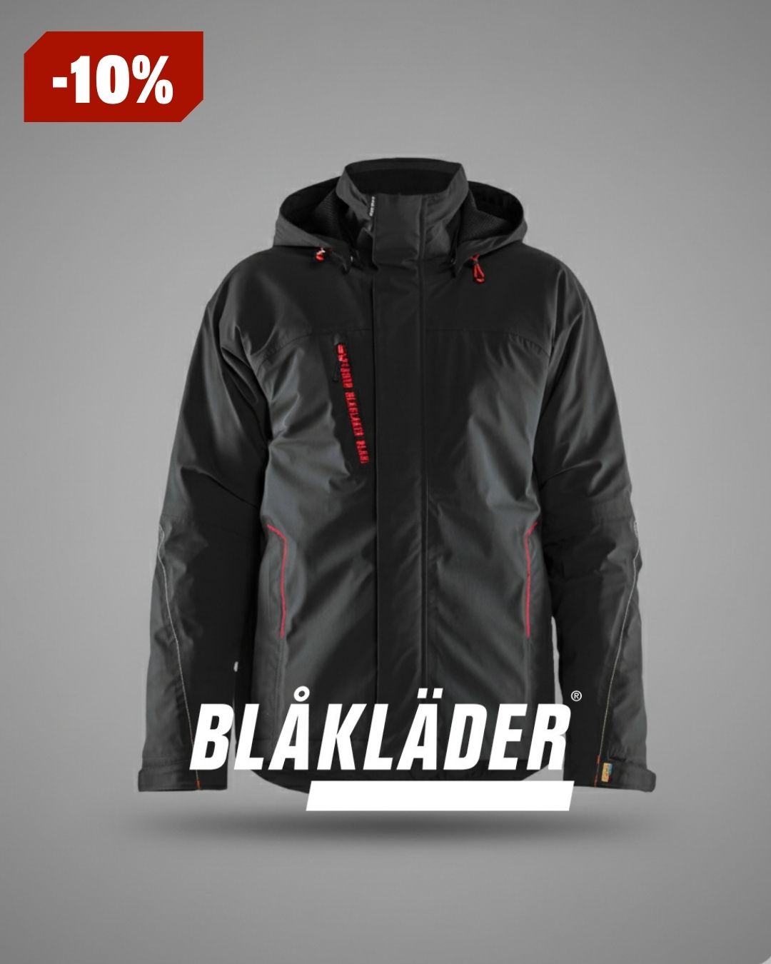 Blaklader met 10% korting