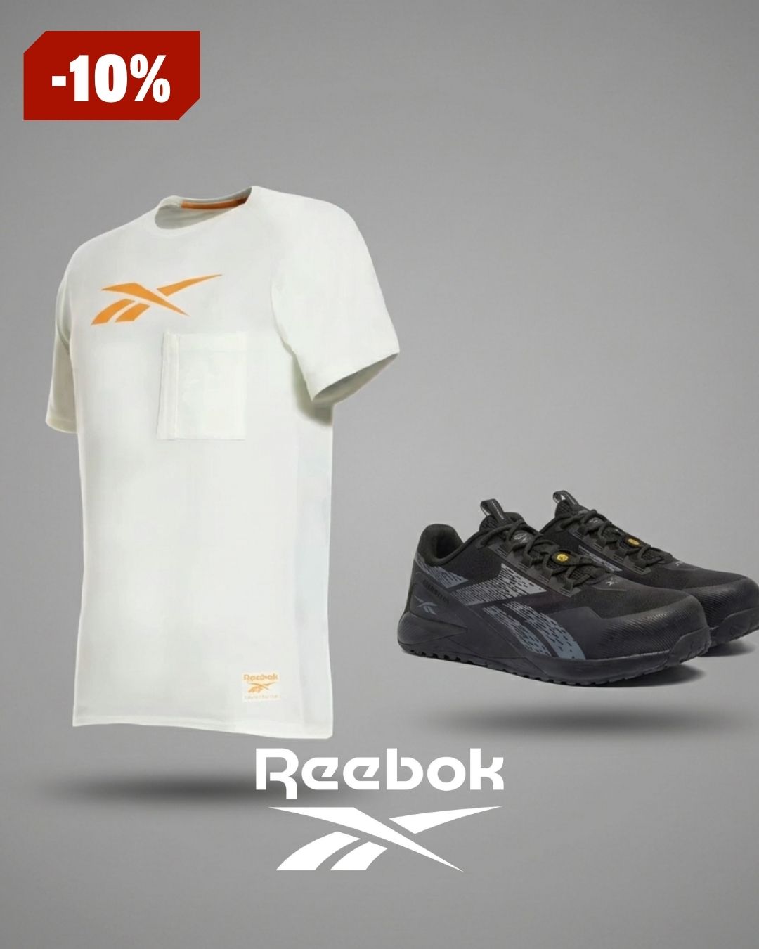 Reebok met 10% korting