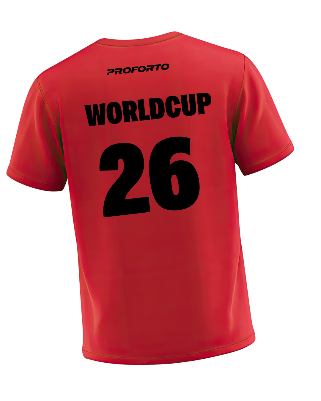Proforto WK shirt voorkant met Worldcup 26 opdruk